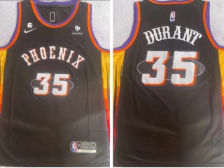 Phoenix Suns #35 Kevin Durant 75th Jersey Black
