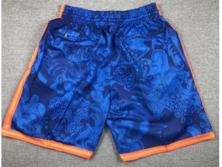 New York Knicks Tiger Shorts Blue 