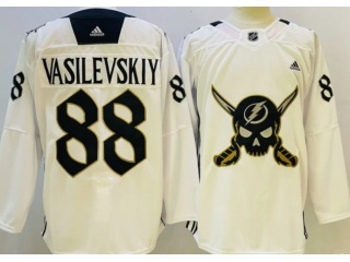 Adidas Tampa Bay Lightning #88 Andrei Vasilevskiy New Stle Jersey White