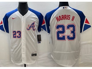 Atlanta Braves #23 Michael Harris II City Flexbase Jersey White