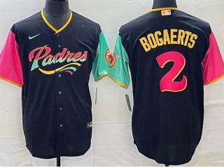 Nike San Diego Padres #2 Xander Bogaerts City Cool Base Jersey Black 