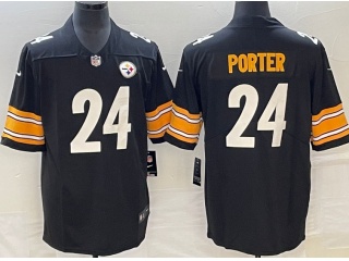 Pittsburgh Steelers #24 Joey Porter Limited Jersey Black