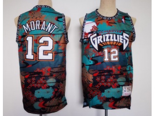 Memphis Grizzlies #12 Ja Morant Rabbit Year Throwback Jersey Teal