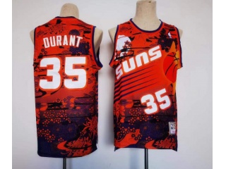 Phoenix Suns #35 Kevin Durant Rabbit Year Throwback Jersey Orange 