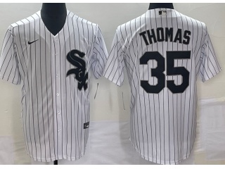 Nike Chicago White Sox #35 Frank Thomas Cool Base Jersey White 