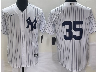 New York Yankees #35 Cool Base Jersey White 