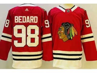 Chicago Blackhawks #98 Connor Bedard Jersey Red