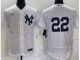 New York Yankees #22 Flebase Jersey White