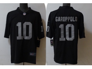 Las Vegas Raiders #10 Jimmy Garoppolo Vapor Limited Jersey Black 