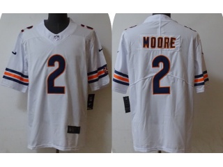Chicago Bears #2 DJ Moore Vapor Limited Jersey White