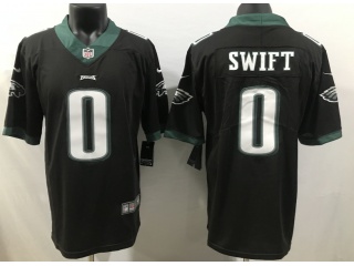 Philadelphia Eagles #0 D'Andre Swift Limited Jersey Black