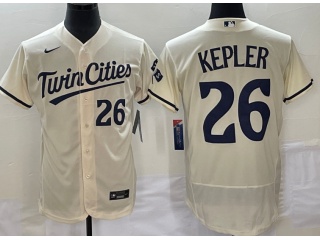 Nike Minnesota Twins #26 Max Keple Flexbase Jersey Cream