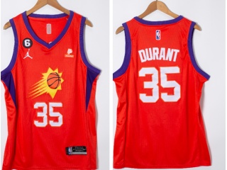 Jordan Phoenix Suns #35 Kevin Durant Jersey Orange