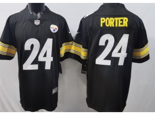 Pittsburgh Steelers #24 Joey Porter Jr. Limited Jersey Black