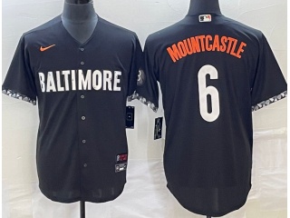 Baltimore Orioles #6 Ryan Mountcastle City Cool Base Jersey Black