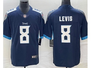 Tennessee Titans #8 Will Levis Limited Jersey Dark Blue