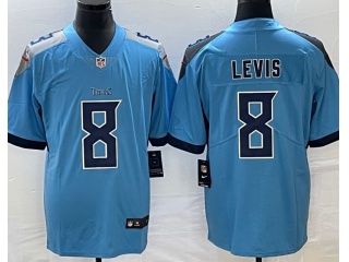 Tennessee Titans #8 Will Levis Limited Jersey Baby Blue