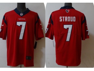 Houston Texans #7  C.J. Stroud Limited Jersey Red 