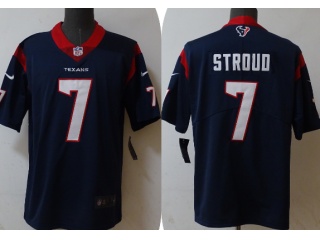Houston Texans #7  C.J. Stroud Limited Jersey Blue
