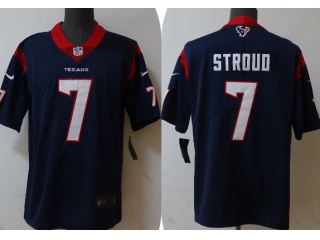 Houston Texans #7  C.J. Stroud Limited Jersey Blue 