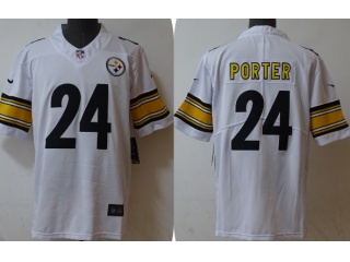 Pittsburgh Steelers #24 Joey Porter Jr. Limited Jersey White