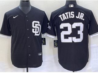 San Diego Padres #23 Fernando Tatis Jr Cool Base Jersey Black