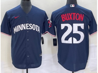 Minnesota Twins #25 Byron Buxton Cool Base Jersey Blue