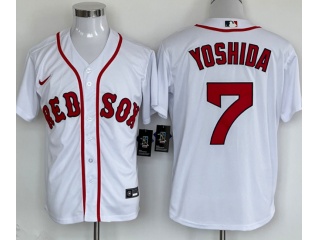 Nike Boston Red Sox #7 Masataka Yoshida Cool Base Jersey White 