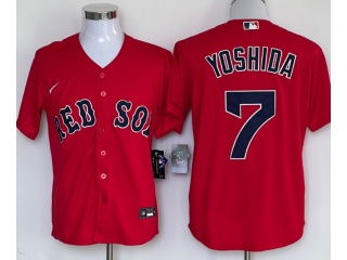Nike Boston Red Sox #7 Masataka Yoshida Cool Base Jersey Red 