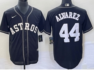 Houston Astros #44 Yordan Alvarez Turn Back Jersey Black 