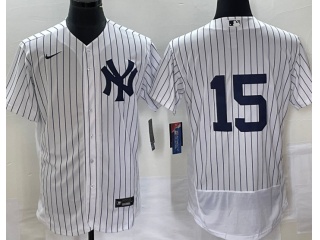 Nike New York Yankees #15 Thurman Munson Flexbase Jersey White