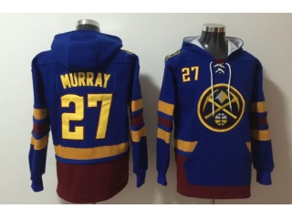 Denver Nuggets #27 Jamal Murray Hoodies Blue