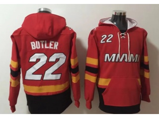 Miami Heat #22 Jimmy Butler Hoodies  Red