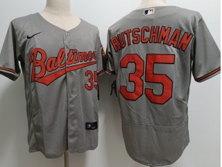 Nike Baltimore Orioles #35 Adley Rutschman Flexbase Jersey Grey