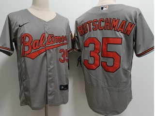 Nike Baltimore Orioles #35 Adley Rutschman Flexbase Jersey Grey 