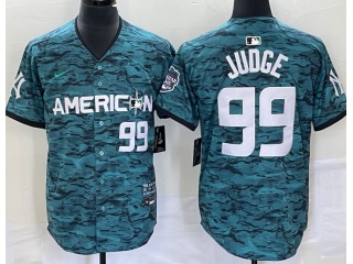 New York Yankees #99 Aaron Judge 2023 All Star Jerseys Blue