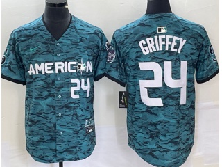 Seattle Mariners #24 Ken Griffey Jr 2023 All Star Jerseys Blue