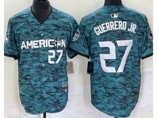 Toronto Blue Jays #27 Vladimir Guerrero Jr 2023 All Star Jerseys Green