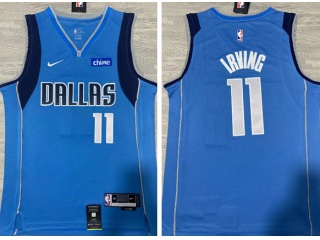 Dallas Mavericks #11 Kyrie Irving Jerseys Baby Blue