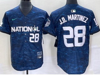 Los Angeles Dodgers #28 J.D. Martinez 2023 All Star Jerseys Blue 