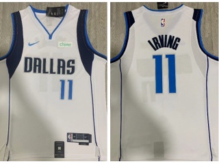 Dallas Mavericks #11 Kyrie Irving Jerseys White