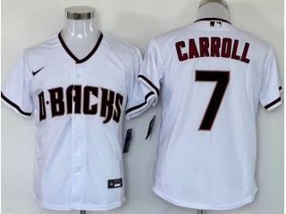 Arizona Diamondbacks #7 Corbin Carroll Cool Base Jersey White 