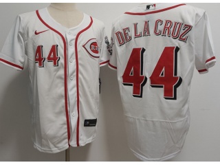 Cincinnati Reds #44 Elly De La Cruz Flexbase Jersey White 