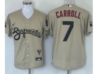 Arizona Diamondbacks #7 Corbin Carroll City Connect Cool Base Jersey Cream