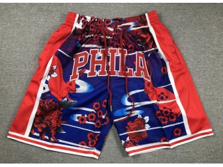 Philadelphia 76ers Rabbit Shorts Red