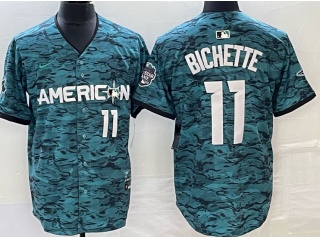 Toronto Blue Jays #11 Bo Bichette 2023 All Star Jerseys Green 