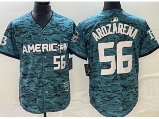 Tampa Bay Rays #56 Randy Arozarena 2023 All Star Jerseys Green