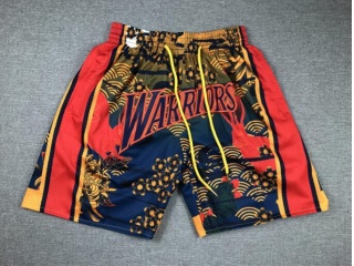 Golden State Warriors Rabbit Year Throwback Short Navy Blue