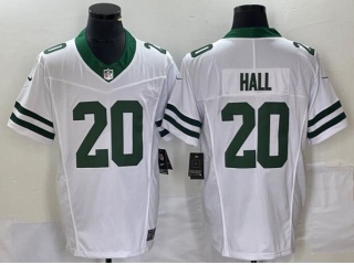 New York Jets #20 Breece Hall Legacy Vapor F.U.S.E. Limited Jersey White