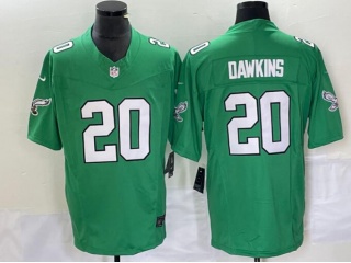 Philadelphia Eagles #20 Brian Dawkins Throwback Limited Jersey Green